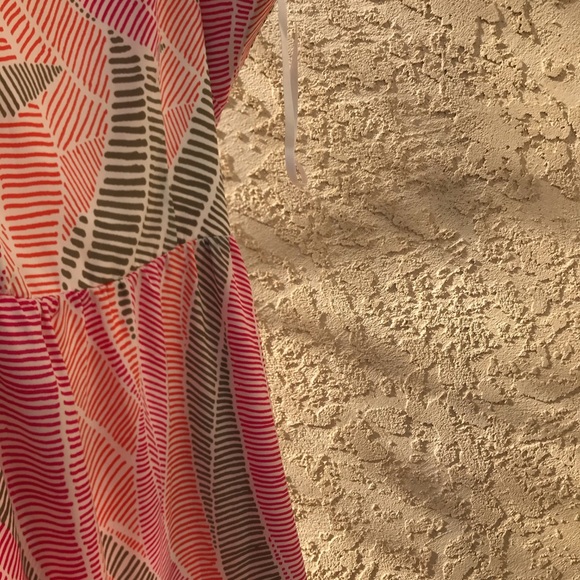 Pink and Orange Casual Dress - Picture 2 of 8